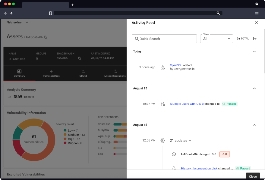 NetRise-Activity-Feed