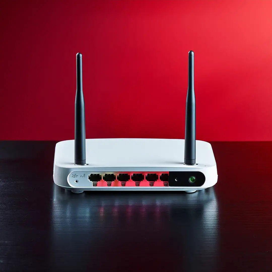 netrise-router-red-background