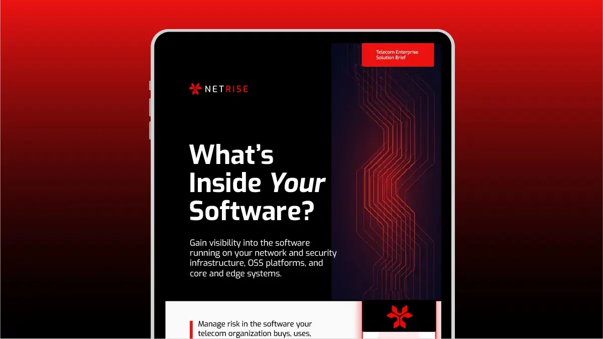 NetRise for Telecom Enterprises: Solution Brief on Software Supply Chain Security